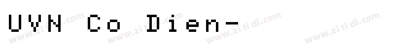 UVN Co Dien字体转换